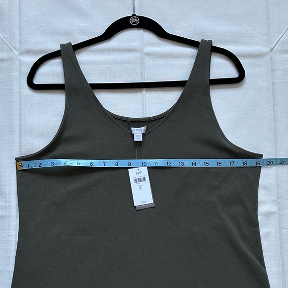 J. Jill Dark Green Tank Top - Picture 3 of 6